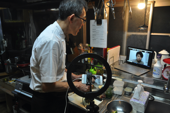 初めてのオンライン料理イベントをやった鈴木さん